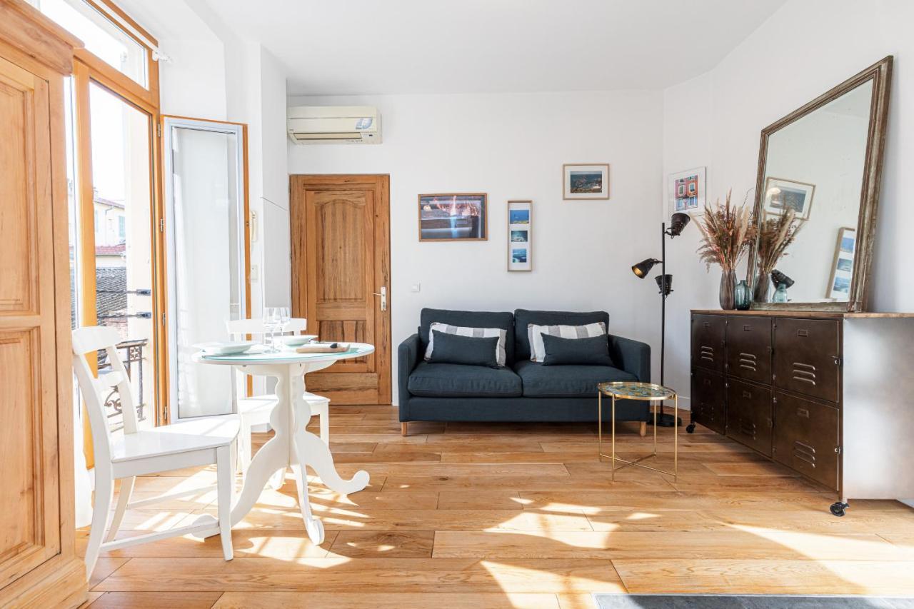 ניס 1 Bdr Downtown Near Place Massena מראה חיצוני תמונה